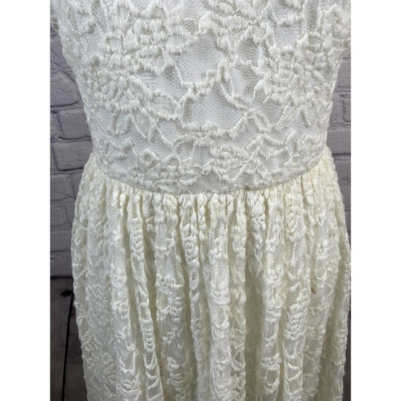 Altar’d State Boho Lace Cream White Dress size Large - Picture 6 of 10